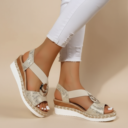 Gabrielle | Sandales Plateforme Élégantes