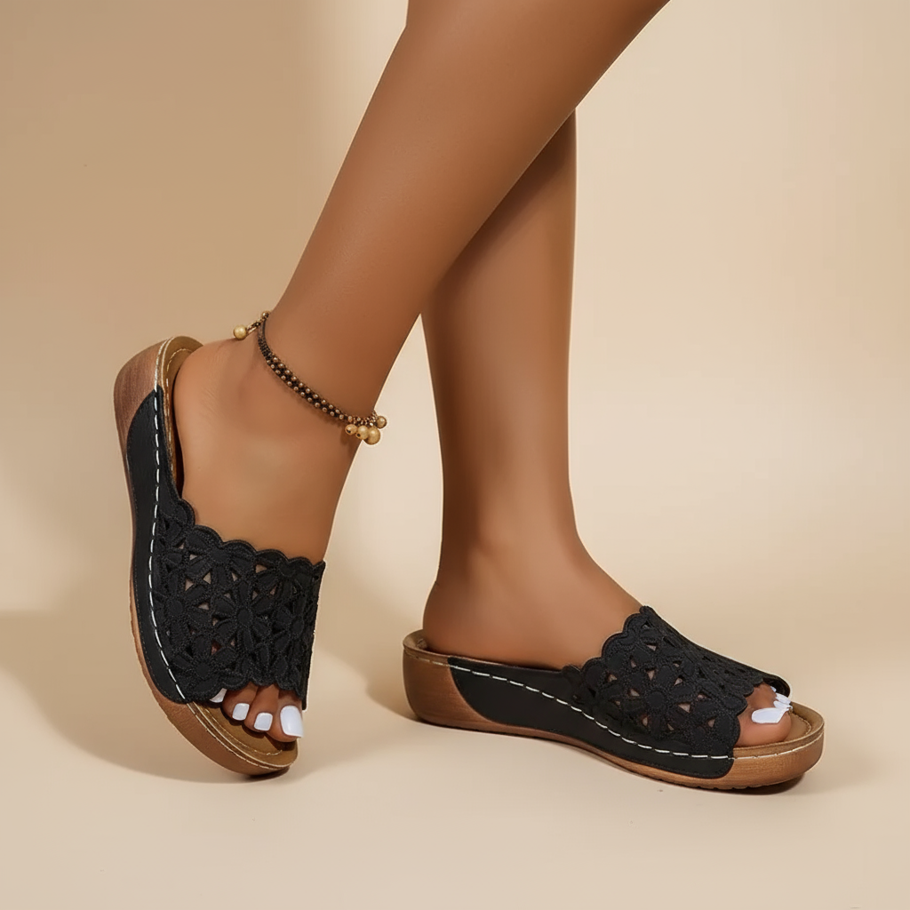 Noémie | Sandales Ergonomiques Florales
