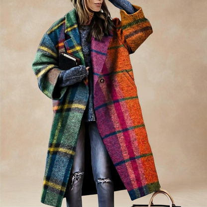 Océane | Manteau Oversize Color-Block
