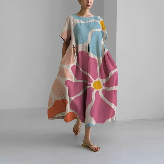 Ava | Fluide Floral Day Robe