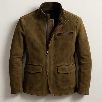 Raphaël | Veste Suédée Rustique