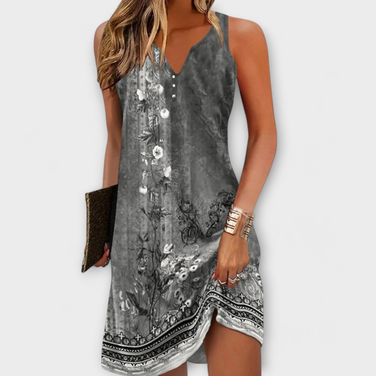 Gabrielle | Robe Midi Élégante