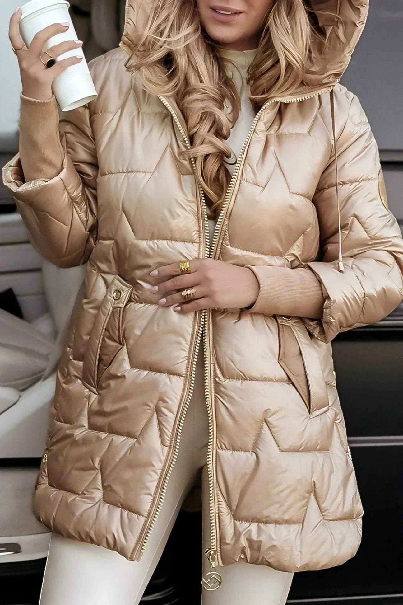 Margot | Veste Matelassée Longue