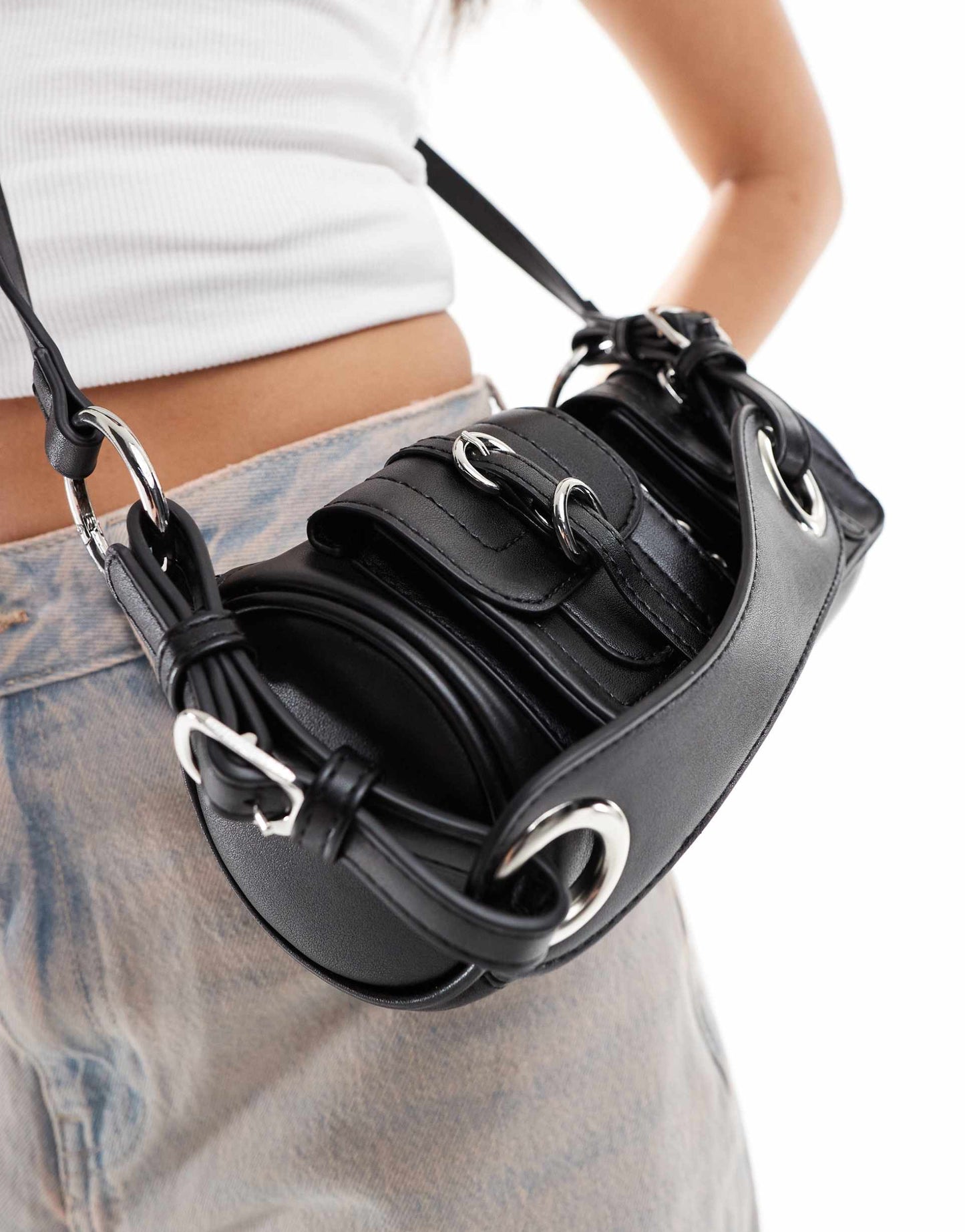 Raina | Embossed Shoulder Sac