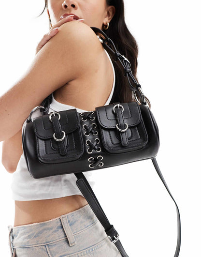 Raina | Embossed Shoulder Sac