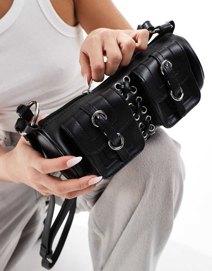 Raina | Embossed Shoulder Sac