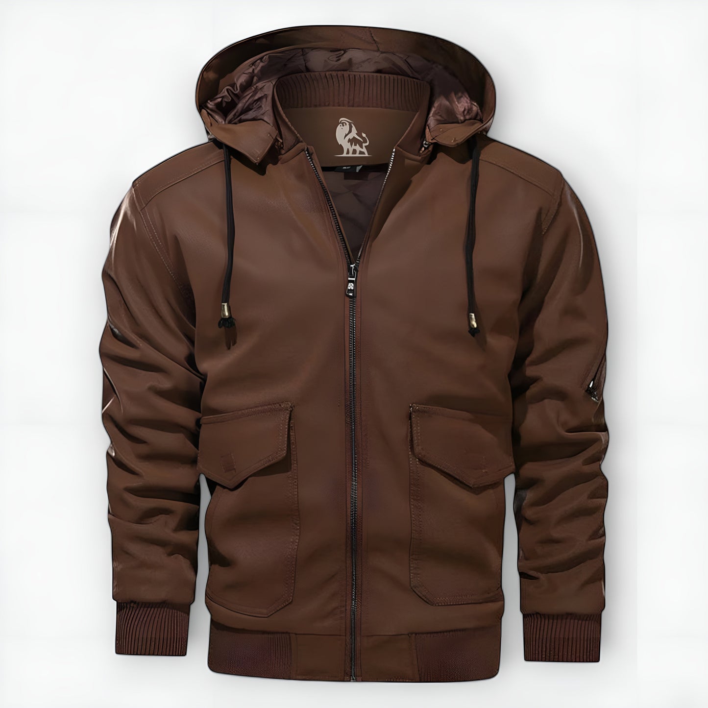 Nolan | Veste Cuir Texturé Moderne