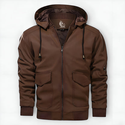 Nolan | Veste Cuir Texturé Moderne