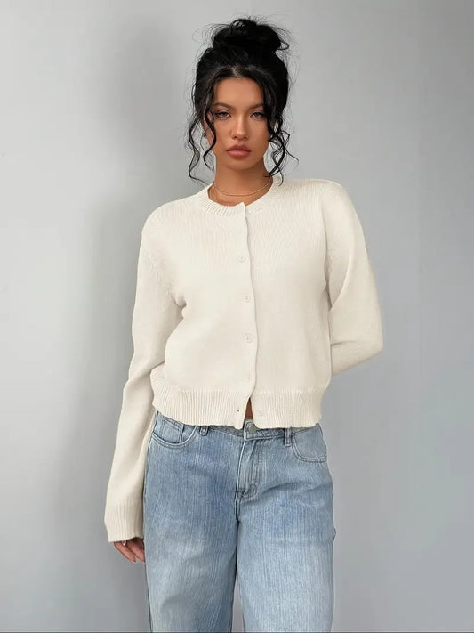 Léa | Maille Côtelée Cardigan