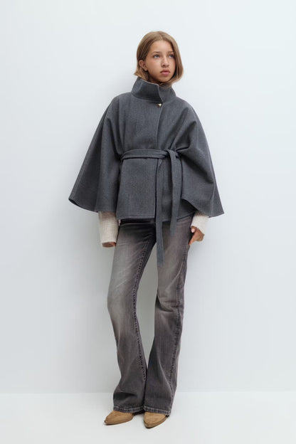 Vienne | Ceinturé Mélange Laine Cape
