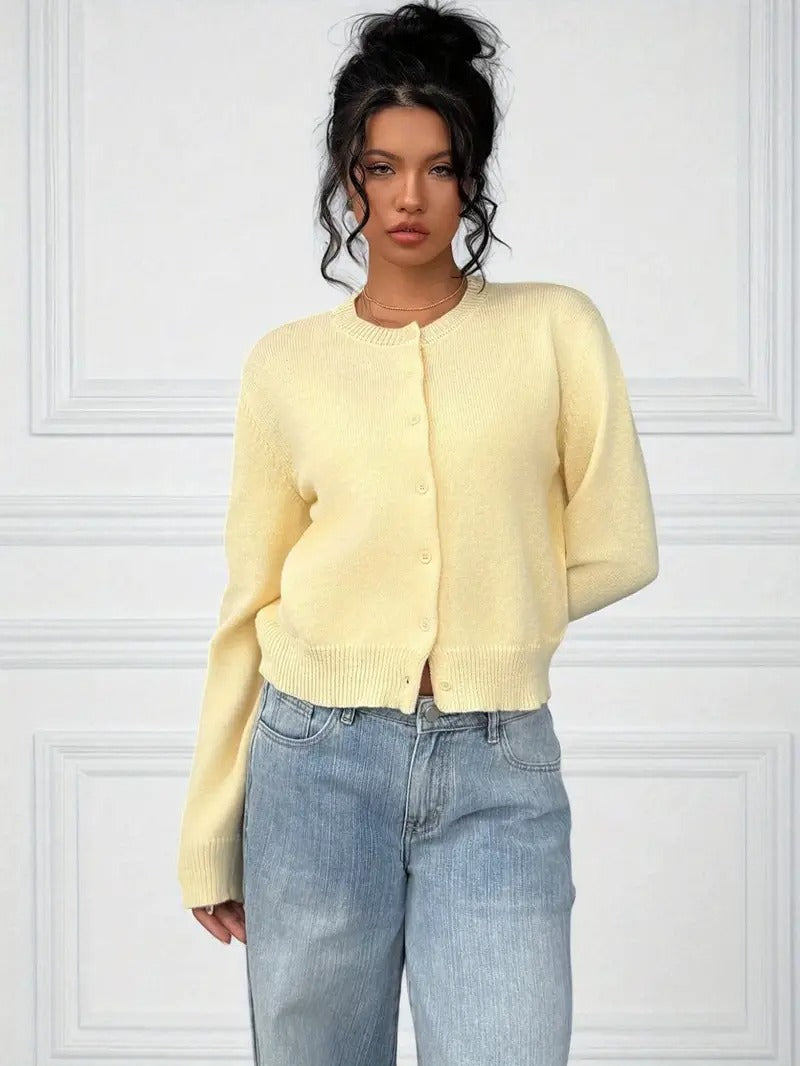 Léa | Maille Côtelée Cardigan