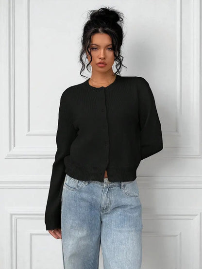 Léa | Maille Côtelée Cardigan