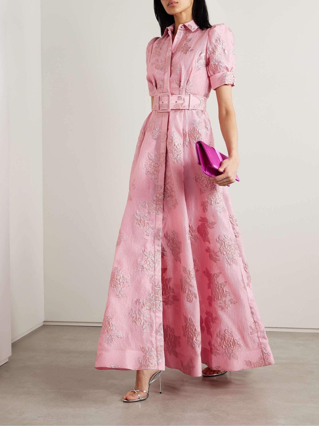 Isabella | Puff Sleeve Robe Courte
