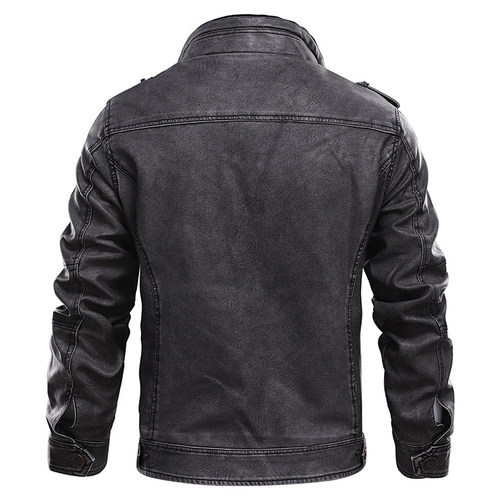 Léo | Veste Luxe Cuir Matelassée