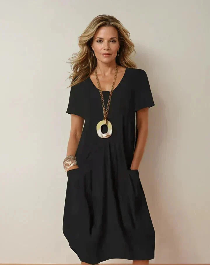 Sienna | Décontracté Flow Robe Mi-Longue
