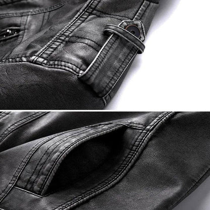 Léo | Veste Luxe Cuir Matelassée
