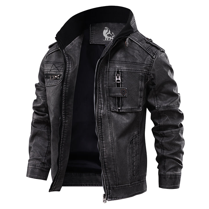 Léo | Veste Luxe Cuir Matelassée