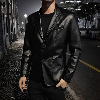 Damien | Veste Cuir Moderne Élégante