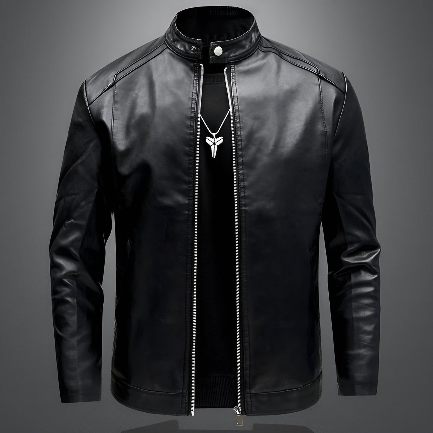 Matéo | Blouson Biker Cuir Élégant