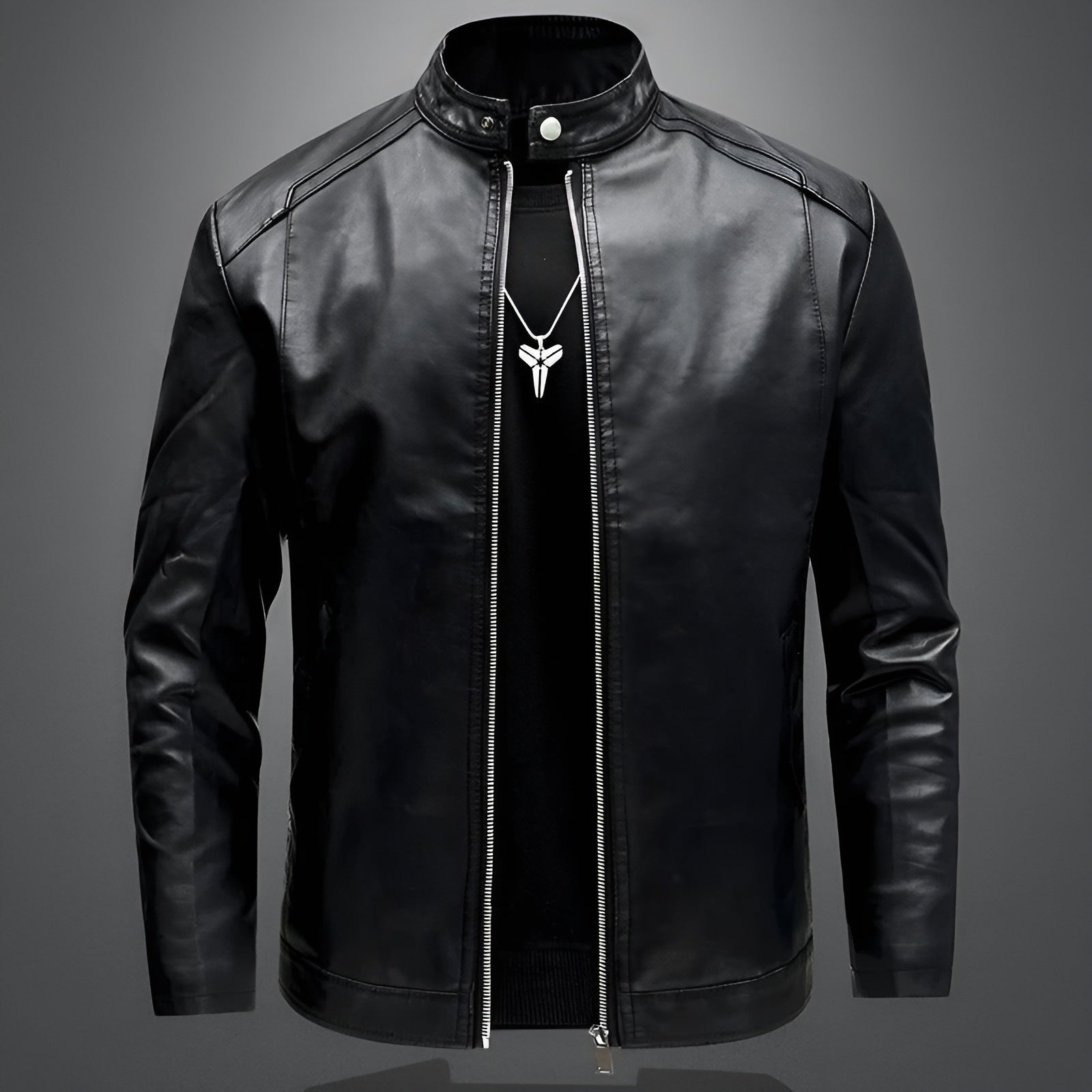 Matéo | Blouson Biker Cuir Élégant