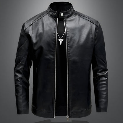 Matéo | Blouson Biker Cuir Élégant