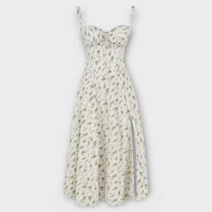 Margot | Robe Midi à Corsage