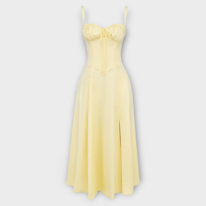 Margot | Robe Midi à Corsage