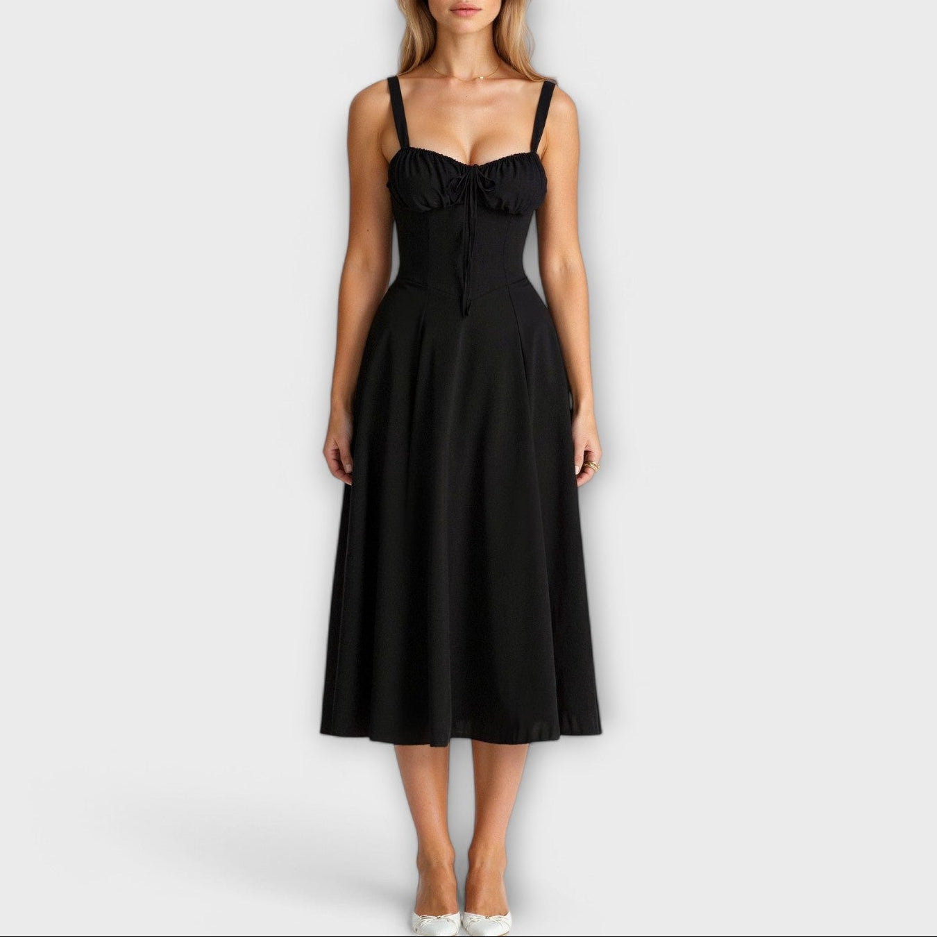 Margot | Robe Midi à Corsage