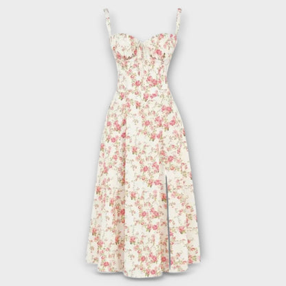 Margot | Robe Midi à Corsage