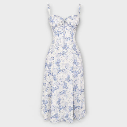 Margot | Robe Midi à Corsage