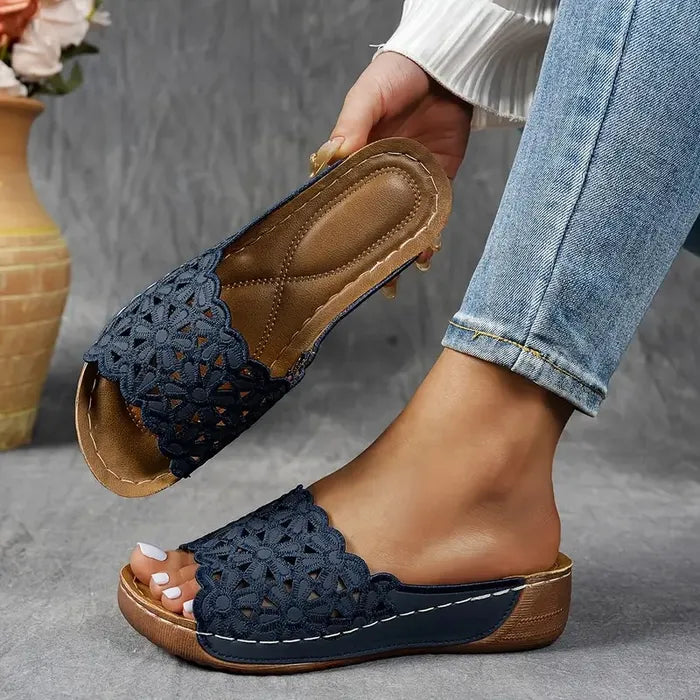 Noémie | Sandales Ergonomiques Florales