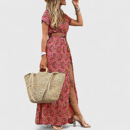 Aurelie | Fluide Bohème Robe Longue