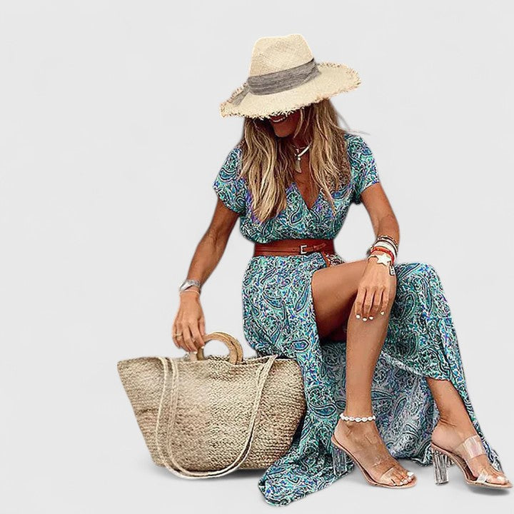 Isabella | Fluide Bohème Robe Longue