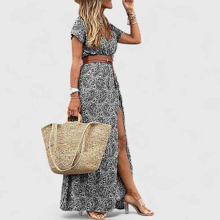 Isabella | Fluide Bohème Robe Longue