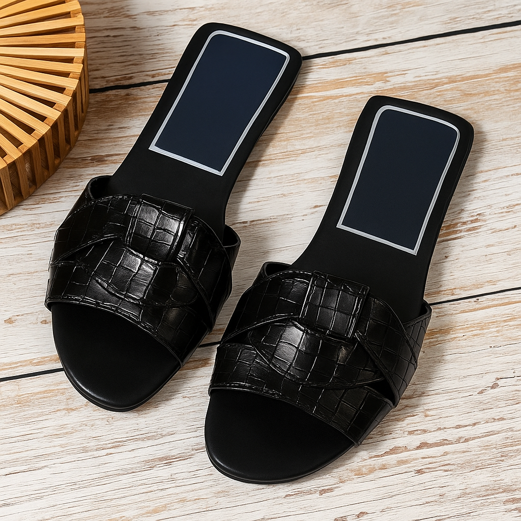 Celeste | Luxe Bout Carré Sandales