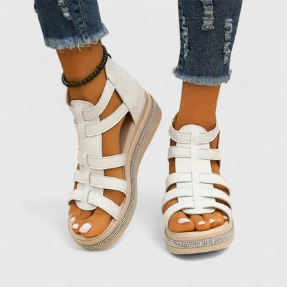 Juliana | Rhinestone Sandales Plateforme