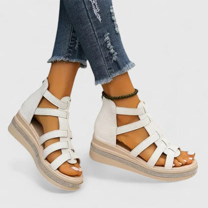 Juliana | Rhinestone Sandales Plateforme