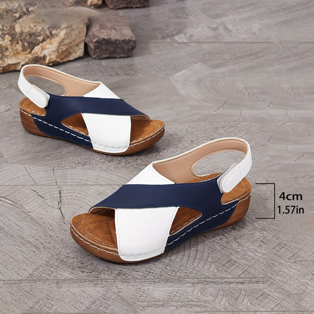 Élodie | Sandales Compensées Ergonomiques