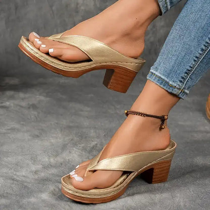 Chloé | Sandales à Talon Bloc Élégantes