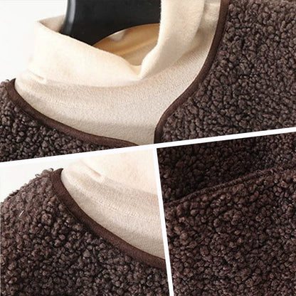 Chloé | Gilet Court Boutonné en Peluche