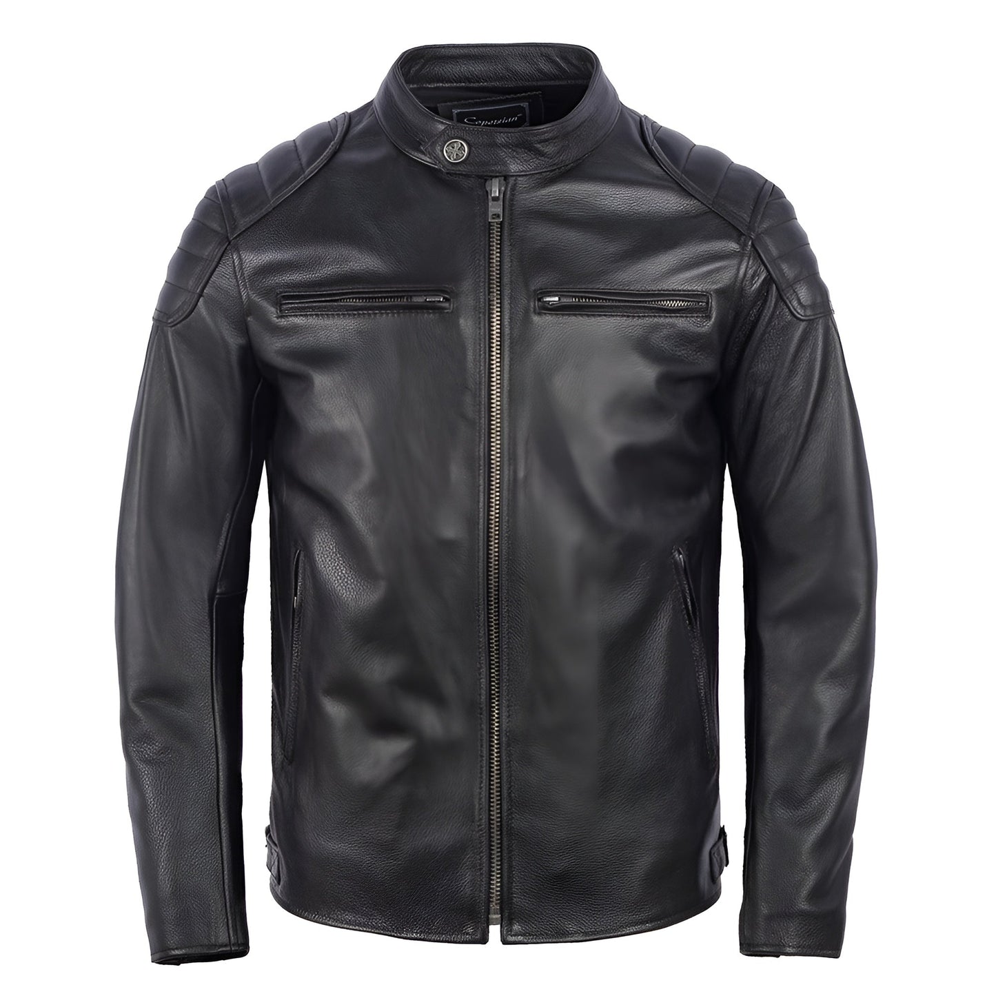 Fabien | Veste Cuir Vintage Texturé