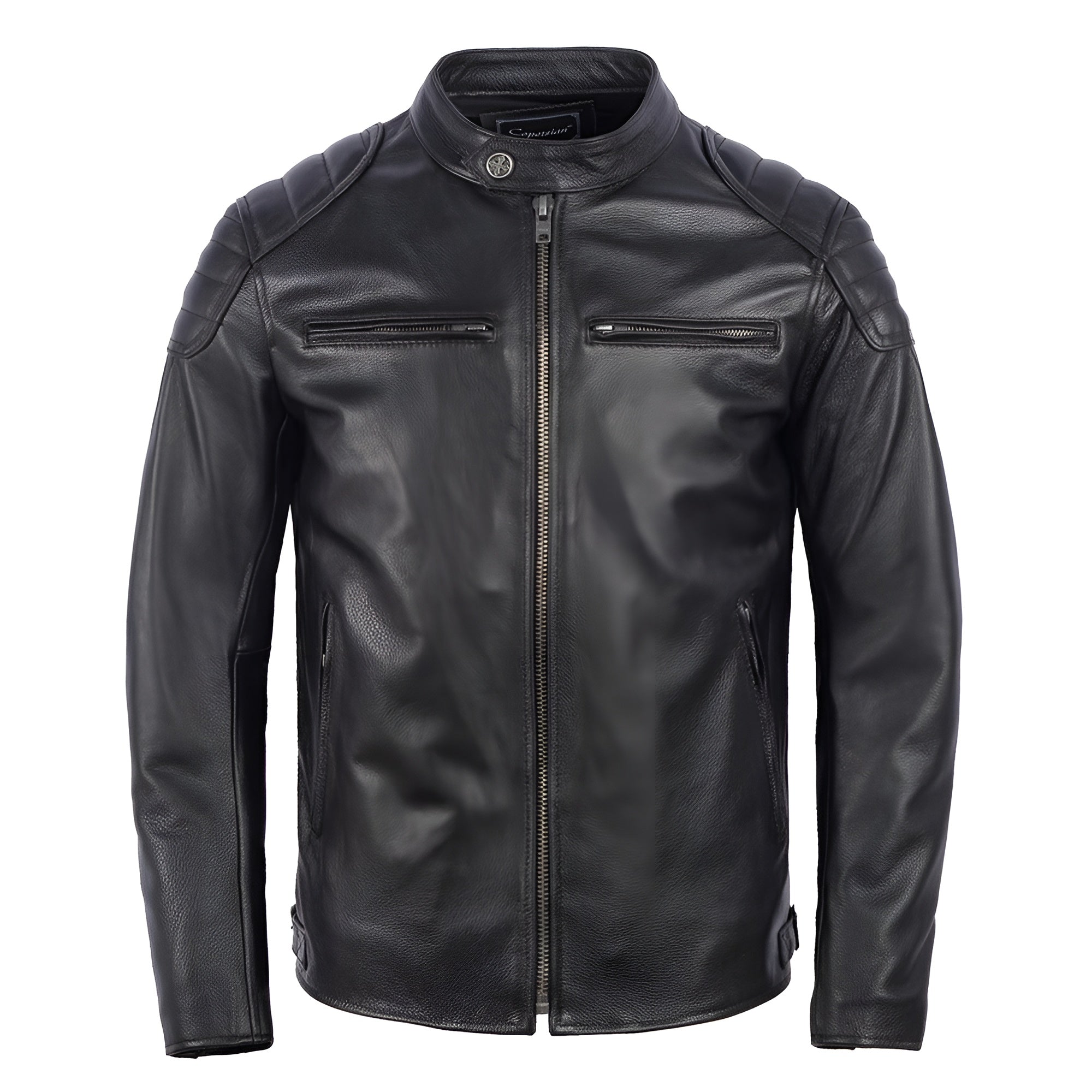 Fabien | Veste Cuir Vintage Texturé