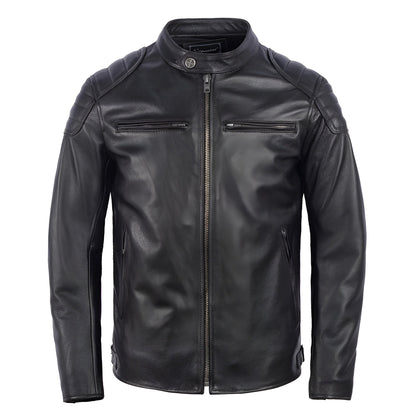 Fabien | Veste Cuir Vintage Texturé