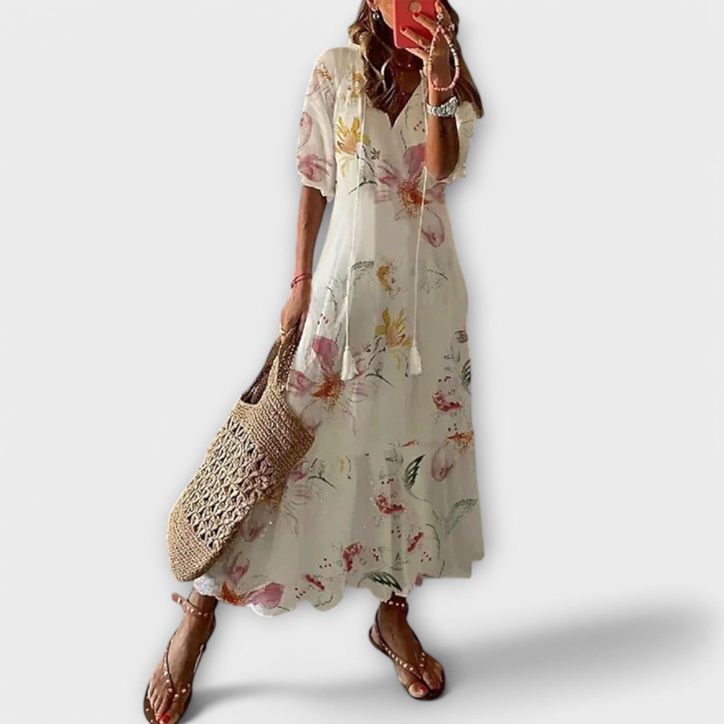 Flore | Robe Maxi Bohème Imprimée