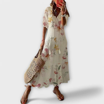 Flore | Robe Maxi Bohème Imprimée