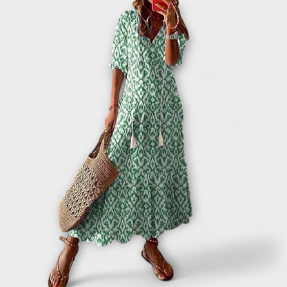 Flore | Robe Maxi Bohème Imprimée