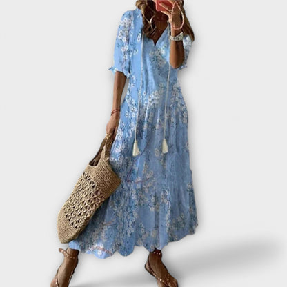 Flore | Robe Maxi Bohème Imprimée