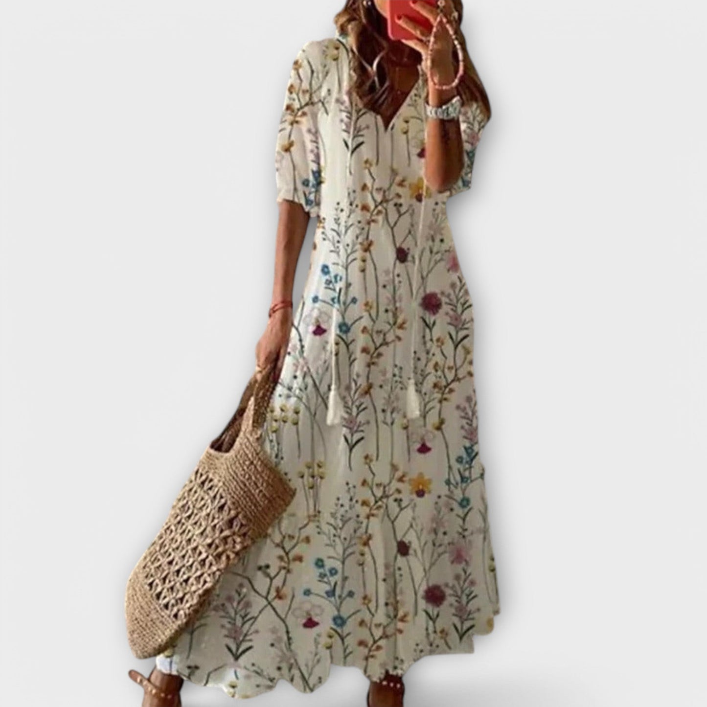 Flore | Robe Maxi Bohème Imprimée