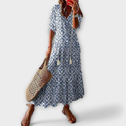 Flore | Robe Maxi Bohème Imprimée