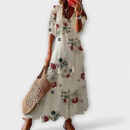 Flore | Robe Maxi Bohème Imprimée